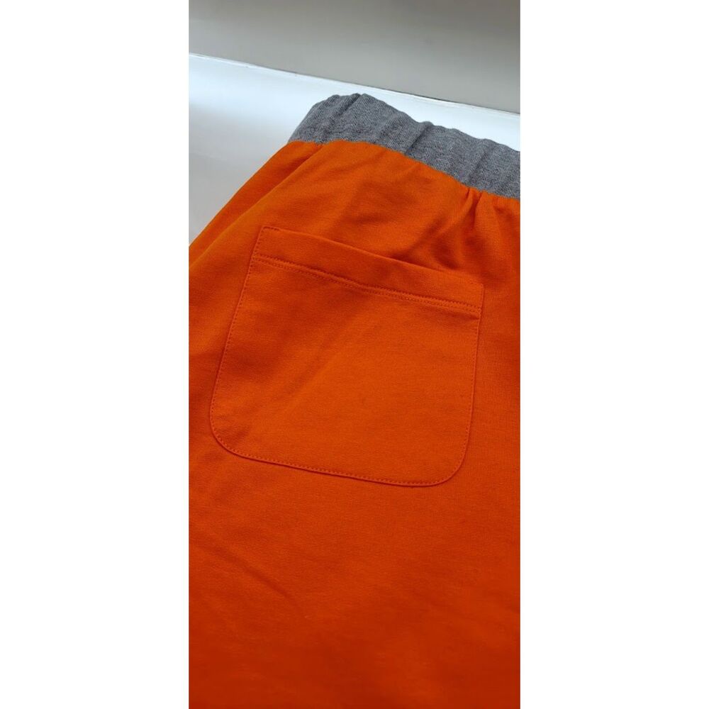 Jack Adams JA-759 Gym Lounge Shorts Orange Gray Boutique Menswear Portugal XL - Picture 3 of 5